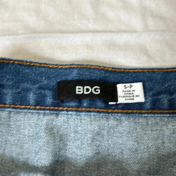 Urban Outfitters BDG Denim Snap Mini Skirt Blue Small - Picture 4 of 5